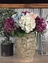 Gray Ceramic Art Deco Style Vase 12"