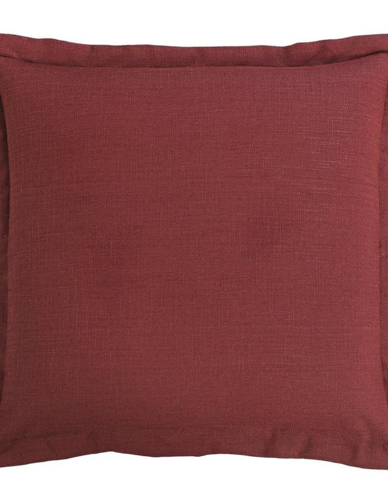 Red Euro Sham 27 x 27