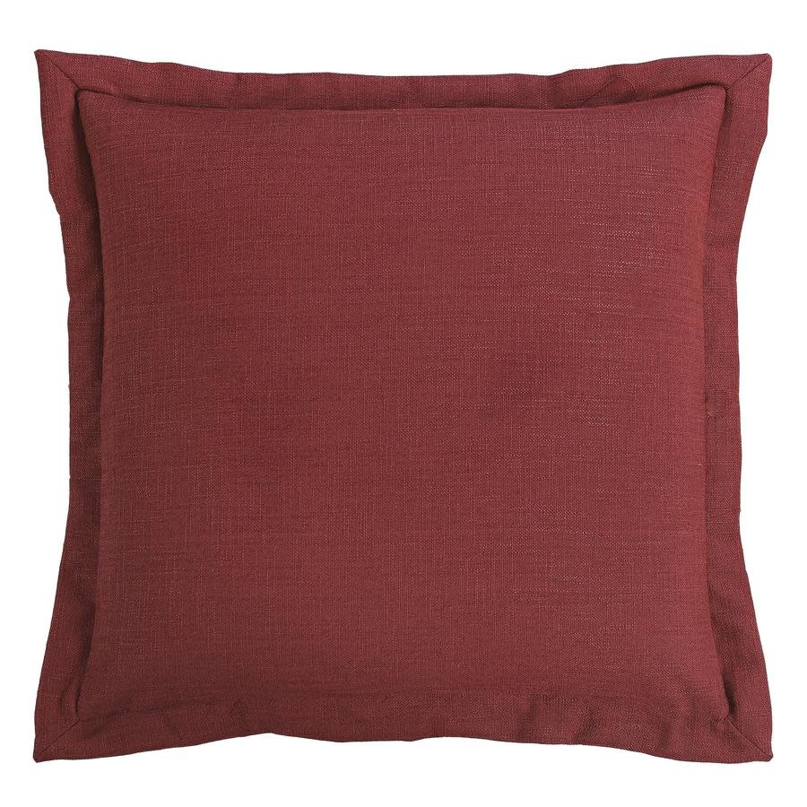 Red Euro Sham 27 x 27