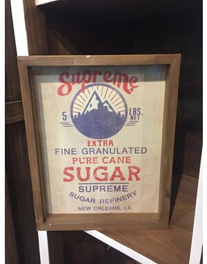 Baking Ingredients Framed Print - Pure Sugar Cane