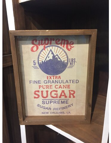 Baking Ingredients Framed Print - Pure Sugar Cane