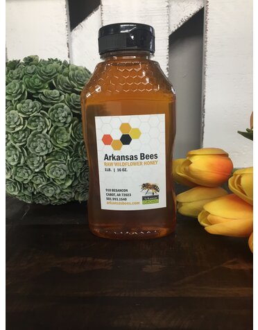 Arkansas Bees Honey 16 OZ.