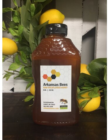 Arkansas Bees Honey 32 OZ.