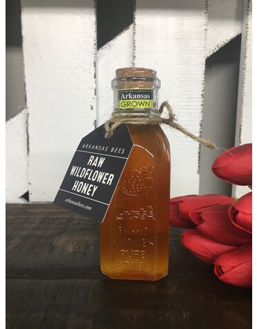 Raw Wildflower Honey Jar 8 oz