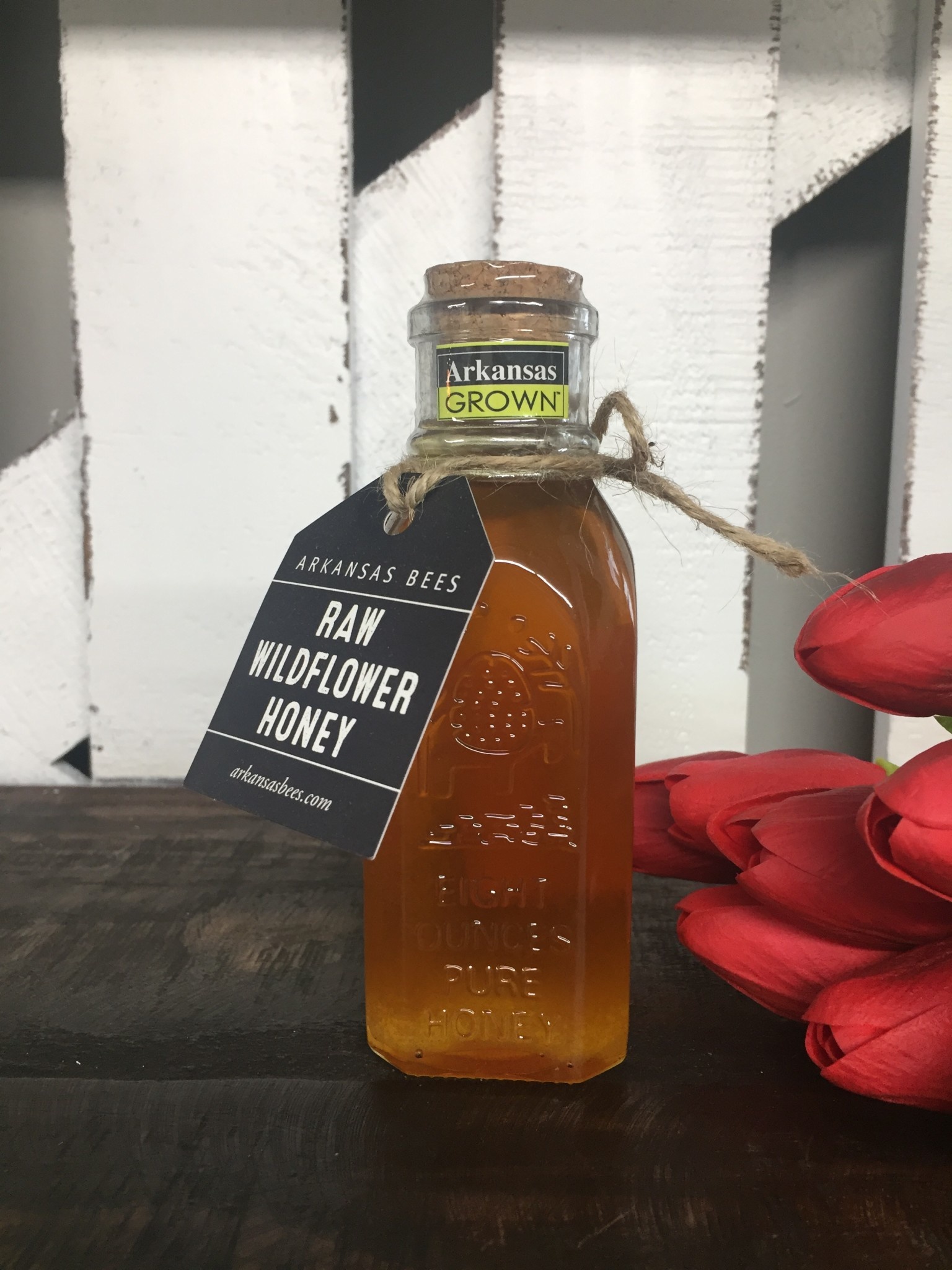 Raw Wildflower Honey Jar 8 oz