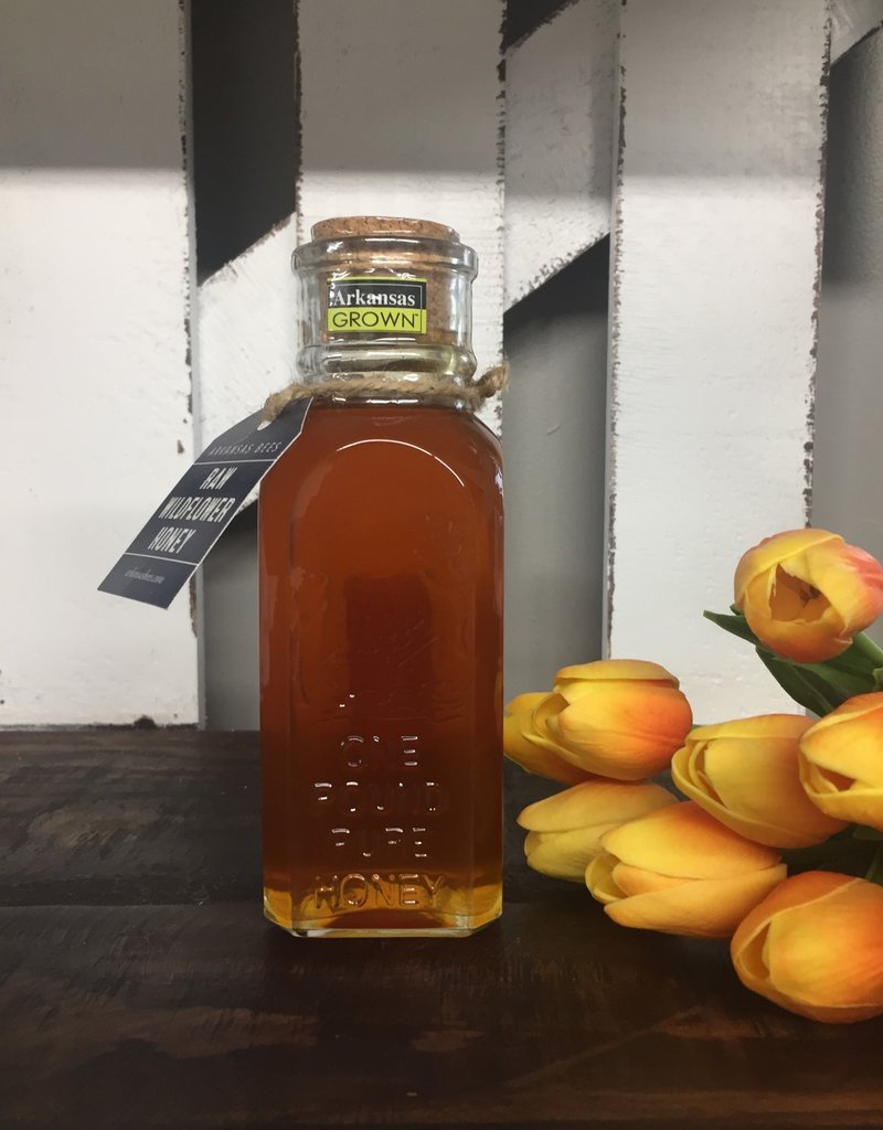 Raw Wildflower Honey Jar 16 oz