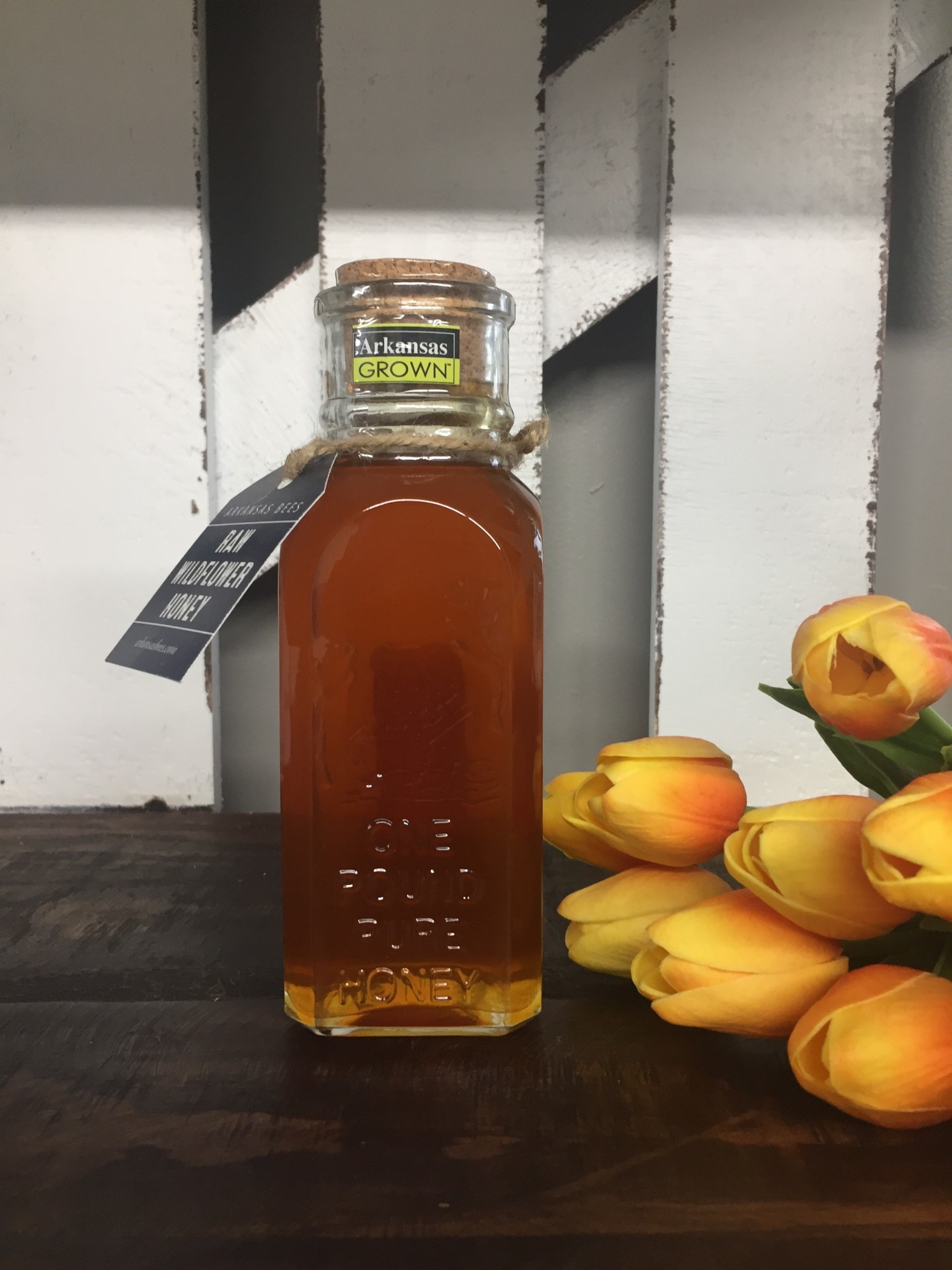 Download Raw Wildflower Honey Jar 16 oz - Down South, Inc. Yellowimages Mockups