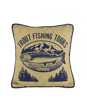 Lakehouse Dec Pillow Trout