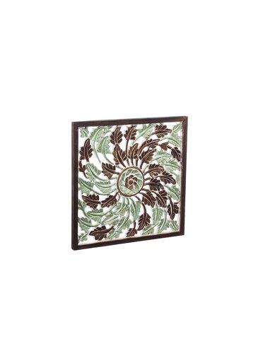 Hanalei Patina Carved Wood Wall Art