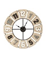 Wood and Metal Wall Clock