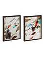 Savannah Feather Wall Art, Set of 2