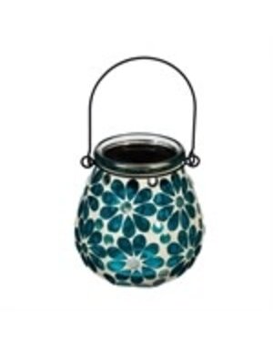 Mosaic Solar Lantern - Turquoise