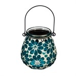 Mosaic Solar Lantern - Turquoise