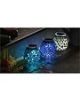 Mosaic Solar Lantern - Turquoise