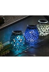 Mosaic Solar Lantern - White