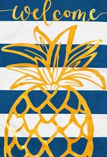 Pineapple Stripe House Linen Flag