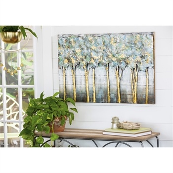 Handcrafted Trees 3D Metal Wall décor
