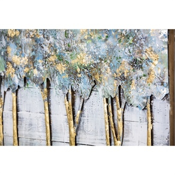Handcrafted Trees 3D Metal Wall décor