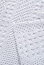 White Waffle Weave Euro Sham