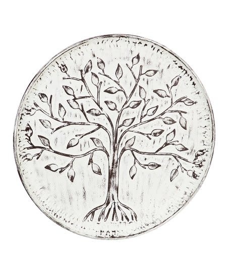 Whitewashed Tree of Life Wall Art