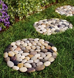River Rock Stepping Stones, Set of 3