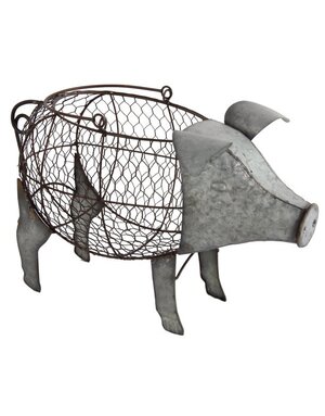 Metal Pig Basket
