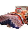 Rich Printed Boho 3 PC Quilt Set - Queen