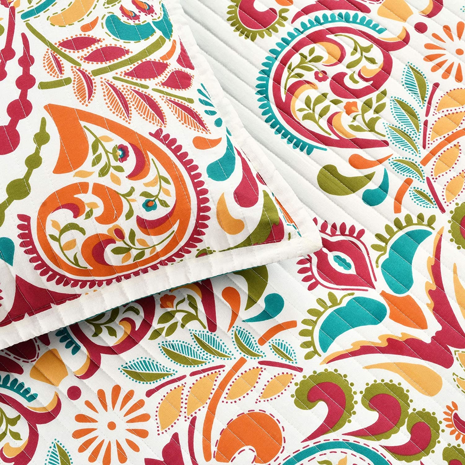 Clara 3 PC Quilt Set - Queen