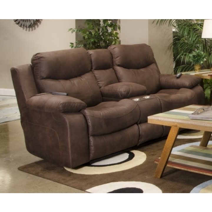 Palmer Power Head & Lumbar, Heat & Massage Loveseat - Saddle