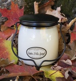 Butter Jar 16oz: Rake, Pile, Leap!