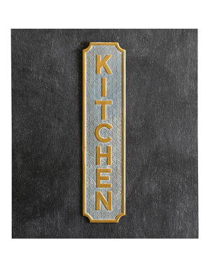 Kitchen Metal Wall Sign