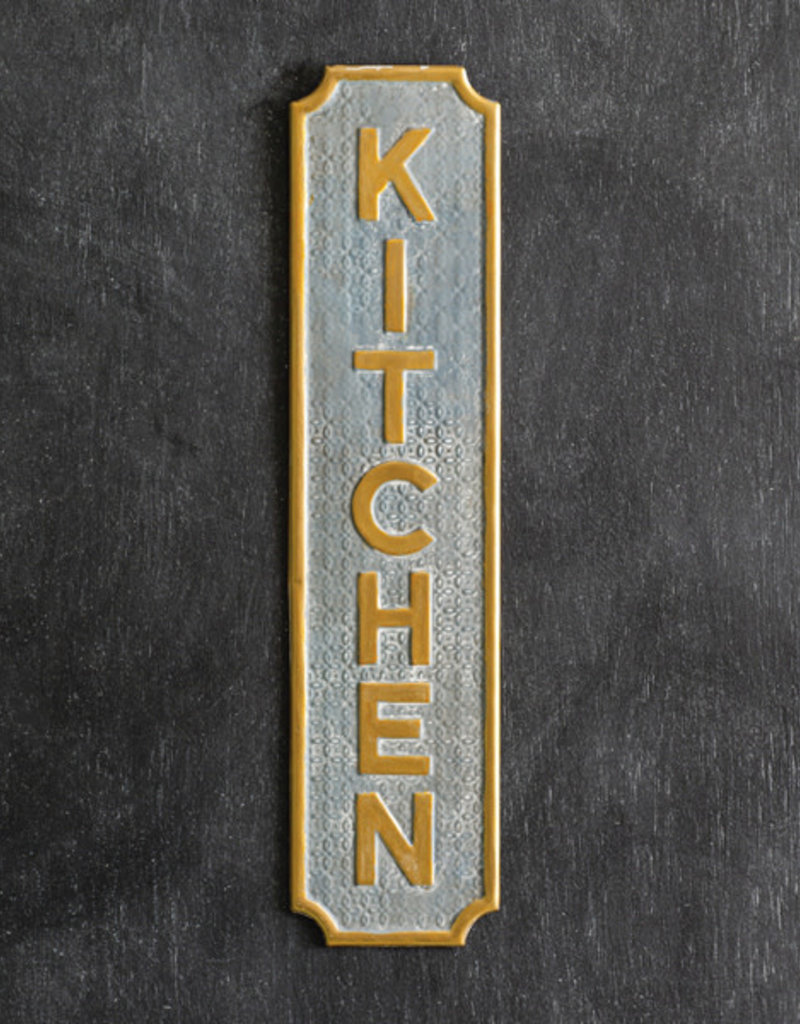 Kitchen Metal Wall Sign