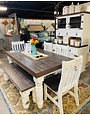 6' Santa Rita Bench - White