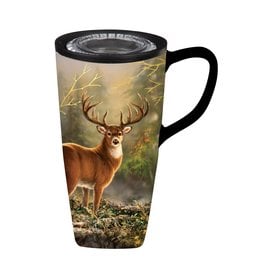 White Tail Flomo Ceramic Coffee Mug