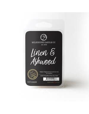 Large Fragrance Melts: Linen & Ashwood