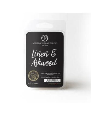 Large Fragrance Melts: Linen & Ashwood