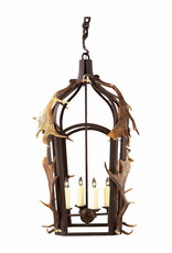 Small Band Lantern W/Antlers
