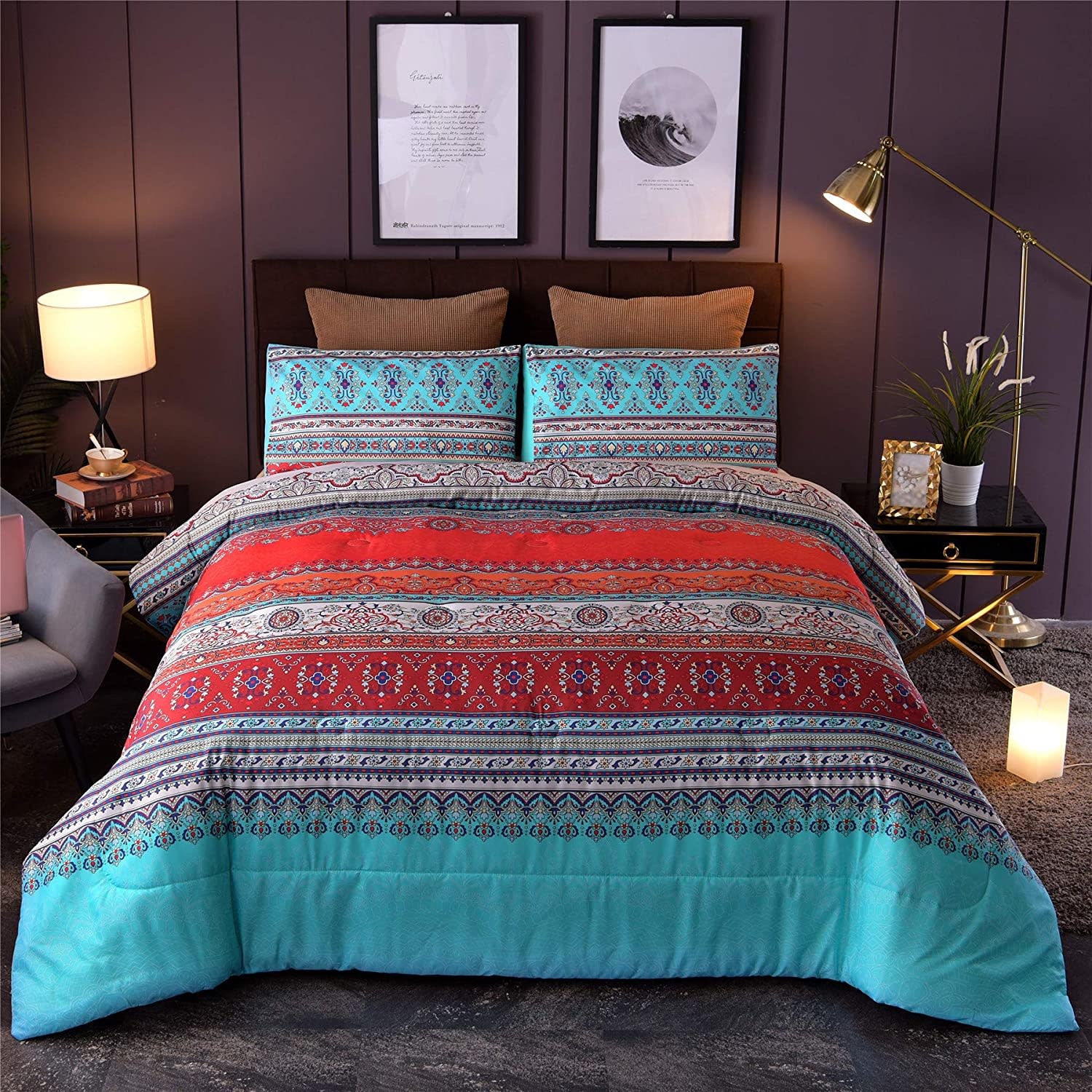 A Nice Night 3 PC Comforter Set - King