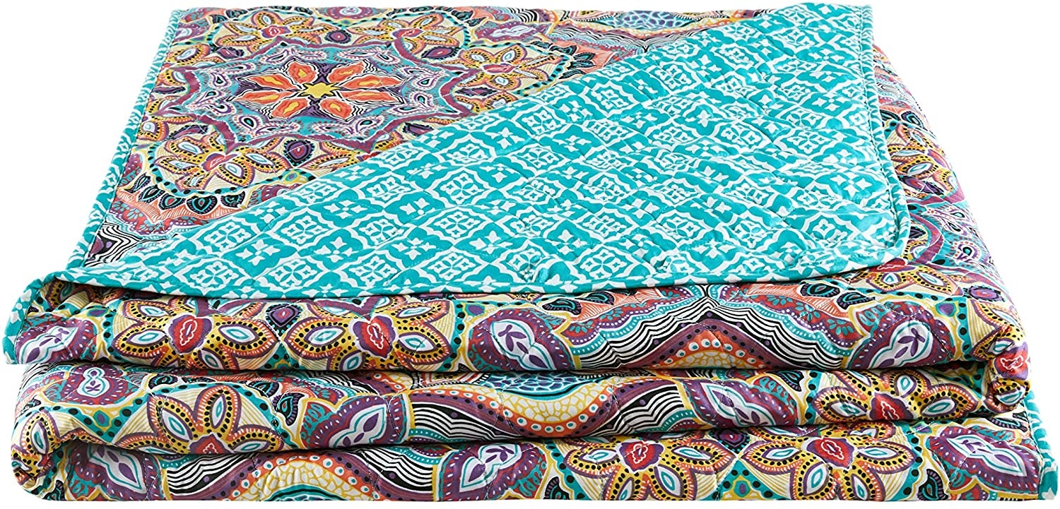 Yara Medallion 5 PC Quilt Set - King
