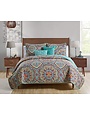 Yara Medallion 5 PC Quilt Set - King