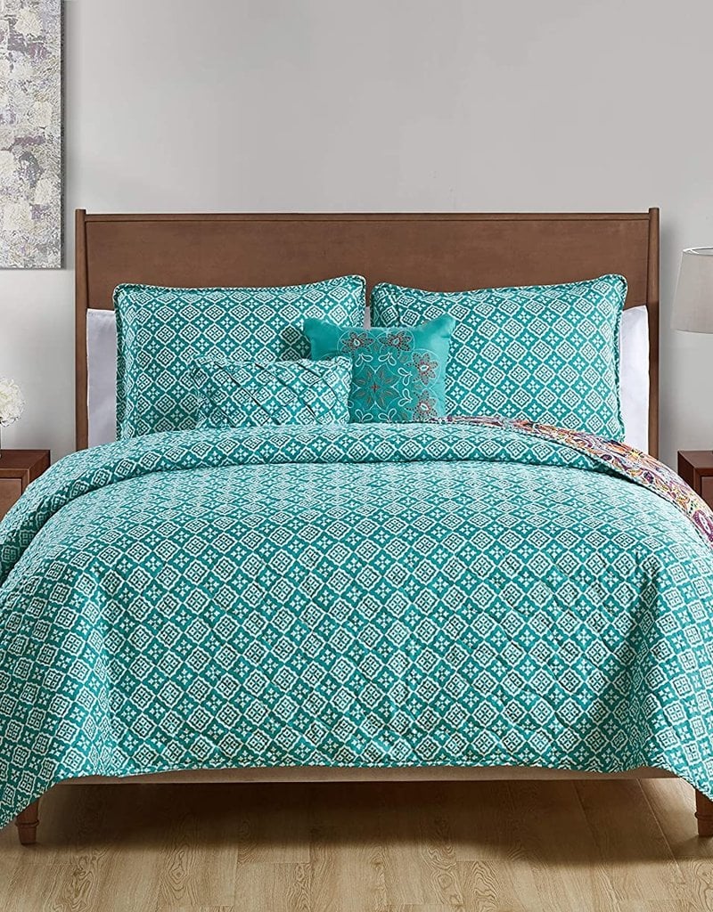 Yara Medallion 5 PC Quilt Set - King