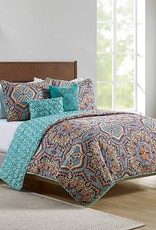 Yara Medallion 5 PC Quilt Set - King