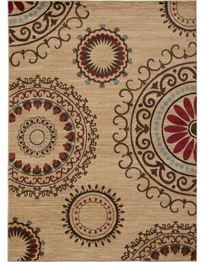 KALEIDOSCOPE BEIGE 5X8 CT6711