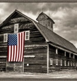 Modern Barn Ⅲ -32"x45" Framed Canvas