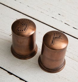 Copper Finish Salt and Pepper Shakers