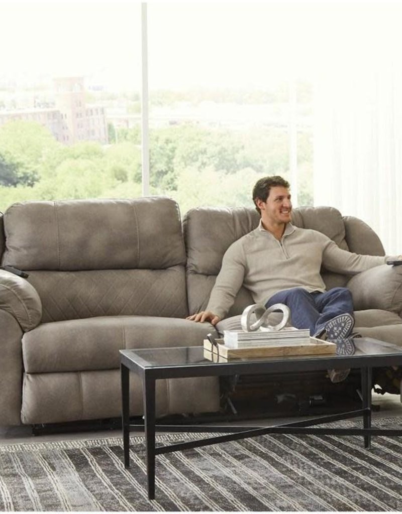 Flynn Power Reclining Sofa (Heat & Massage) -Fig