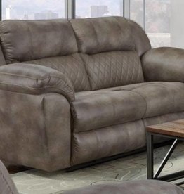 Flynn Power Reclining Loveseat (Heat & Massage) - Fig