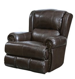 Duncan Power Deluxe Lay Flat Recliner-Chocolate