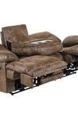 Voyager Lay flat Reclining Sofa (Fold Down Console) - Elk