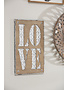 Metal and Wood Love Wall Decor